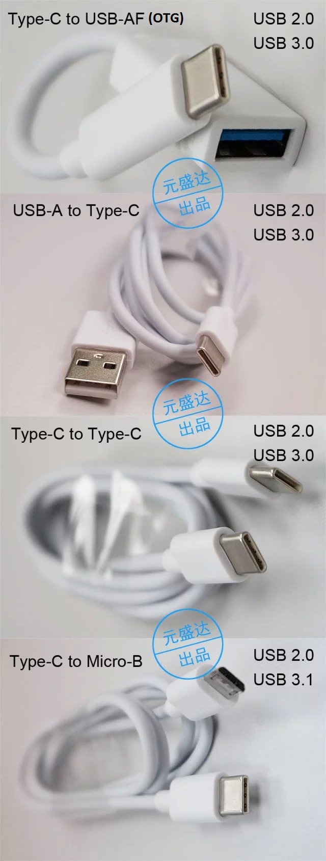 盘点各类型 USB Tpye-C 线材为您解析其强大的功能