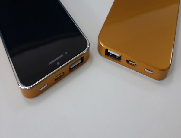 土豪金iphone5s移动电源方案hs-042